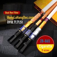 Tẩu thuốc lá ZB-865 hút 3 cỡ điếu lớn, trung và nhỏ