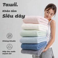 Tawii. Microfiber Khăn tắm 100% cotton  Khô nhanh Thân thiện với làn da Mềm mại