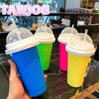Tawjog Slushy Maker Cup, Cốc Smoothie 300ml đông lạnh nhanh, Pinch di động làm mát mùa hè Silicon + Cốc bóp TPU cho trẻ em Quà tặng