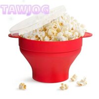 Tawjoog Silicone Popcorn Bát Nhà Bếp Khỏe Mạnh Nấu Xô Lò Vi Sóng Máy Làm Bắp Rang