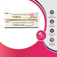 Taxomus & Taxomus Forte Tacrolimus Ointment 0.03% và 0.1% 10g Ấn