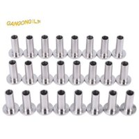 Tay áo bảo vệ bằng thép không gỉ cho lan can cáp 1 / 8 inch, Bài viết bằng gỗ, Balustrade T316 Marine Lớp 24 Gói