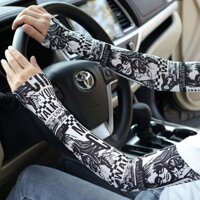 Tay áo chống nắng bằng lụa băng thời trang dành cho nam giới mỏng ngoài trời dri