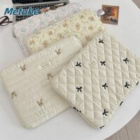 Tay áo máy tính xách tay METUBE, Túi đựng máy tính xách tay thỏ 11 / 13 / 15 inch, Vỏ máy tính xách tay dung tích lớn chống sốc nơ