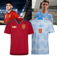 Tây Ban Nha Sân nhà / Sân khách Jersey Kits 22 / 23 World Cup Jersey Kits Người hâm mộ Phát hành