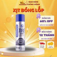 Tẩy bỏng vỏ lốp ô tô OMINO 500ml phục hồi lốp xe, nhựa đen