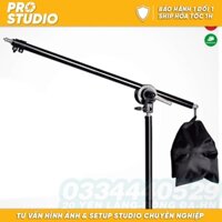 Tay boom đèn khớp khủy- ngàm chữ U - túi vải đối trọng - chân đèn - PRO.Studio Hà Nội