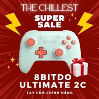 Tay cầm 8BITDO Ultimate 2C, Hall Effect Joystick-Trigger,Polling rate 1000Hz, không dây USB Receiver 2.4G