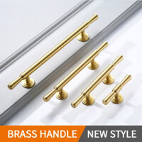 Tay cầm bằng đồng thau ngăn kéo tủ bếp tay cầm kéo tủ quần áo tủ vuông đồng thau tủ quần áo tay nắm cửa và núm đồ nội thất phần cứng tay cầm tủ