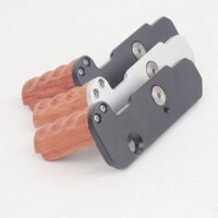 Tay cầm bằng gỗ nguyên khối Tấm đế hợp kim nhôm Arca Phụ kiện tháo nhanh cho Nikon FM2