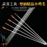 Tay Cầm Bằng Nhựa Cao Cấp Lông Vũ Nhỏ Chọn Tai Làm Sạch Kênh Tai Dụng Cụ Chọn Tai Gà Lông Dính Nhà Sản Xuất Hàng Có Sẵn Bán Buôn