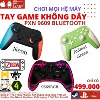 Tay cầm Bluetooth không dây PXN 9609 MFi iOS / PC / Switch / PS3 / Android / iOS chơi FO4,Genshin , Zelda Legend có Gyro