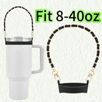 Tay Cầm Chai Nước Silicon Chai Nước Sling Kéo Dài Phù Hợp Với Hầu Hết 8-40oz Chai Phụ Kiện Thời Trang Tương Thích Cho Stanley Cup