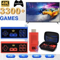 Tay Cầm Chơi Game 4K TV 8 Bit King HD Video 3300 + Cho PCE FC GBC GB