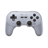 Tay cầm chơi game 8BitDo Pro 2 Bluetooth Controller cho Switch/PC/Android/Steam Deck/Apple, Màu Xám Gray (Hall Effect Joystick) | Giá rẻ, trả góp 0%