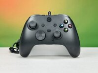 Tay Cầm Chơi Game A102L Có Dây, Form Dáng Xbox Chơi FC ONLINE, PC, Laptop Có Rung Fullbox – MÀU ĐEN BẢN CŨ LƯỚT 2ND