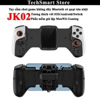 Tay cầm chơi game Bluetooh JK03,JK02 có quạt tản nhiệt sò lạnh tương thích IOS/Android/PC/Switch