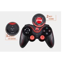 Tay Cầm Chơi Game Bluetooth Terios T3 Kèm Giá Đỡ Điện Thoại Cho Smartphone, PC, Laptop, Android, IOS, Windows