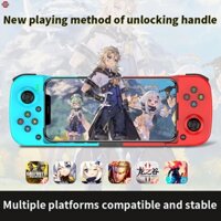 Tay cầm chơi game không dây tay cầm chơi game tương thích Bluetooth Tay cầm chơi game kéo dài cần điều khiển cho điện thoại di động máy tính PC giao diện Type-C 85*42 208mm 400mAh [doom】