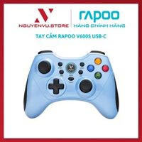 Tay Cầm Chơi Game Không Dây Rapoo V600S Sạc TypeC - Hàng Chính Hãng - Xanh