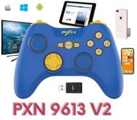 Tay cầm chơi game không dây PXN 9613 V2 Blue Bluetooth Wireless dành cho iOS Android PC