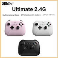 Tay CầM Chơi Game Không Dây 8BitDo Ultimate 2.4G VớI Dock Sạc Cho PC, Windows 10, 11, Hấp, Android