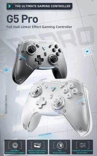 Tay cầm chơi game không dây Machenike G5 Pro Elite Hall Trigger Joystick Cho Switch Pc Android iOS Usb Bluetooth 2.4g
