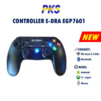 Tay cầm chơi game không dây Wireless/Bluetooth E-Dra EGP7601 màu đen