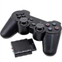 Tay cầm chơi game không dây PS2 hoàn toàn mới Tay cầm rung kép có đầu thu Khoảng cách 8m PS2 Chuyên dụng 2 đèn