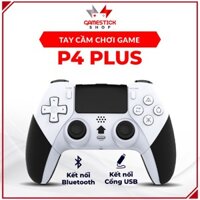 Tay Cầm Chơi Game P4 Plus Kết nối Bluetooth, Hỗ trợ PC/Laptop/Smartphone, tương thích game FO4/FIFA/PES, không delay