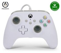 Tay Cầm Chơi Game PowerA Wired Controller Có Chơi Game Cho PC, Laptop, Máy Xbox, WIN 10, WIN 11 – MÀU TRẮNG