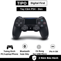 Tay cầm chơi game PS4 chơi FO4,  Siêu Rung, Tay cầm Bluetooth Dành Cho LapTop, PC, SmartPhone Giá Rẻ Tốt Nhất
