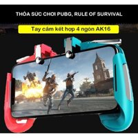 Tay cầm chơi game PUBG, Rules Of Survival... kèm nút bắn Gpoint cơ kim loại AK16