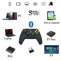 Tay cầm chơi game QEOME không dây có rung NS-A601 gamepad cho Android IOS PC PS3 Tablet Mobile TV