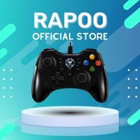 Tay Cầm Chơi Game RAPOO Dây Cắm USB Tương Thích PC, Laptop, PS, XBOX, Android - V600 - Hàng Chính Hãng