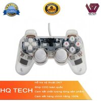 Tay cầm chơi Game Senze EW 702 (trong suốt có LED có rung)