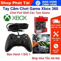 Tay Cầm Chơi Game Xbox 360 Usb - Tay Cầm Chơi Game PC, LapTop, Cắm Cổng USB - Có Rung Tối Ưu Full Skill FO4