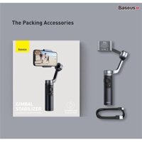 Tay cầm chống rung Baseus Control Smartphone Handheld Folding Gimbal Stabilizer