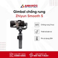 Tay cầm chống rung cho điện thoại Gimbal Zhiyun Smooth 5 - Hàng Chính Hãng