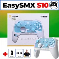 Tay Cầm EasySMX S10 Chính Hãng TMR Sticks, HD Rumble Chơi Game Nintendo Switch 2, 1- Oled- V1- V2