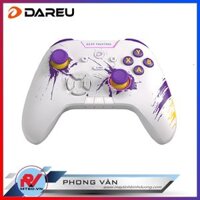 Tay cầm game không dây DARE-U H105 cho PC/Android White-Purple