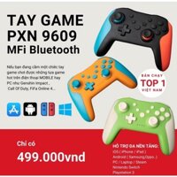 Tay cầm không dây PXN 9609 Bluetooth MFi đa nền tảng iOS / Android / PC / Laptop / Switch / MacOS / PS3 chơi Genshin,FO4