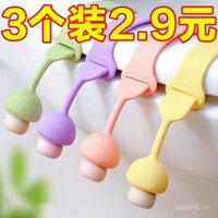 Tay cầm nâng nắp bồn cầu chống bẩn tay dễ thương phụ kiện bồn cầu kéo mở nâng hộ gia đình phổ thông