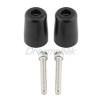 Tay Cầm Nắp Đầu Cắm Cho Kawasaki Ninja ZX-10R Ninja 250R Ninja 400 Z800 Tay Cầm Xe Máy Thanh Cầm Kiểm Soát Trọng Lượng Kẹp Thanh Trượt Màu Đen