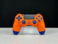 Tay Cầm PS4 Cũ 2ND + Kèm Cáp USB Chơi Game Tối Ưu Cho PC / LAPTOP / FO4 / FC ONLINE / MÁY PS4 – MÀU CAM SUNSET ORANGE