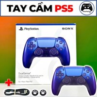 Tay Cầm Sony DualSense 5 PS5 Màu Tím Chroma Indigo Chĩnh Hãng Top Gamepad Cho PC / FO4 / FIFA | HÀNG NHẬP KHẨU