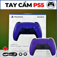 Tay Cầm Sony DualSense 5 PS5 Màu Tím Galactic Purple Chĩnh Hãng Top Gamepad Cho PC / FO4 / FIFA | HÀNG NHẬP KHẨU