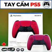 Tay Cầm Sony DualSense 5 PS5 Đỏ Cosmic Red Chĩnh Hãng Top Gamepad Cho PC / FO4 / FIFA | HÀNG NHẬP KHẨU