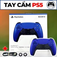 Tay Cầm Sony DualSense 5 PS5 Màu Xanh Cobalt Blue Chĩnh Hãng Top Gamepad Cho PC / FO4 / FIFA | HÀNG NHẬP KHẨU
