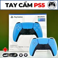 Tay Cầm Sony DualSense 5 PS5 Màu Xanh Starlight Blue Chĩnh Hãng Sony Việt Nam | Tay Cầm PlayStation 5
